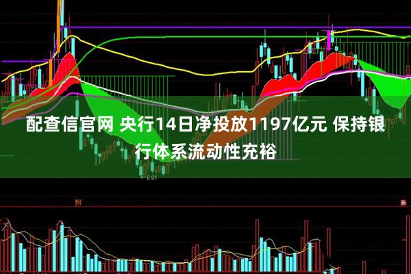 配查信官网 央行14日净投放1197亿元 保持银行体系流动性充裕