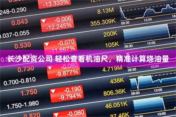 长沙配资公司 轻松查看机油尺,精准计算烧油量